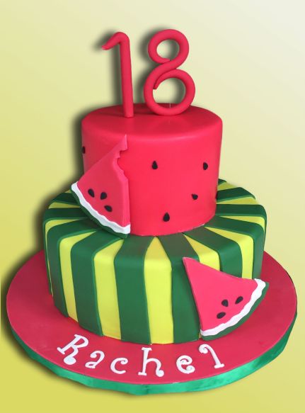 18th Birthday Cake Watermelon Theme