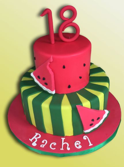 18th Birthday Cake Watermelon Theme